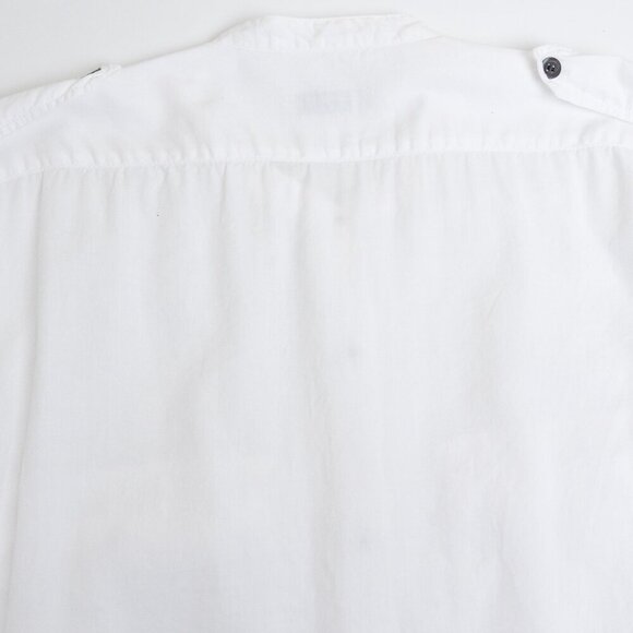 Dries Van Noten Shirt White Utility Long Sleeve Button Down Large EU 42 - Picture 12 of 15